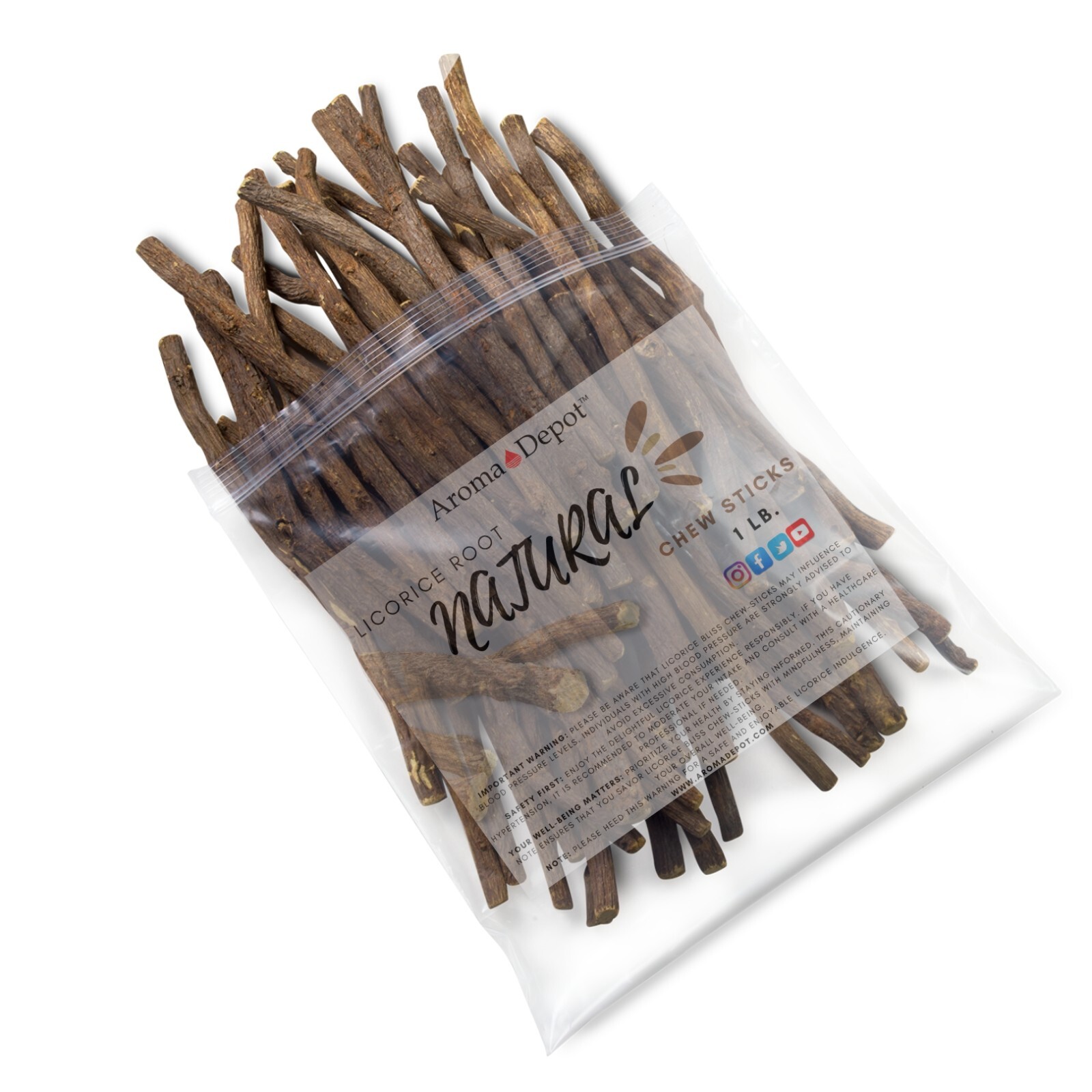 Licorice Root Chew Sticks Bulk 100% Pure Natural Flavored Glycyrrhiza Glabra