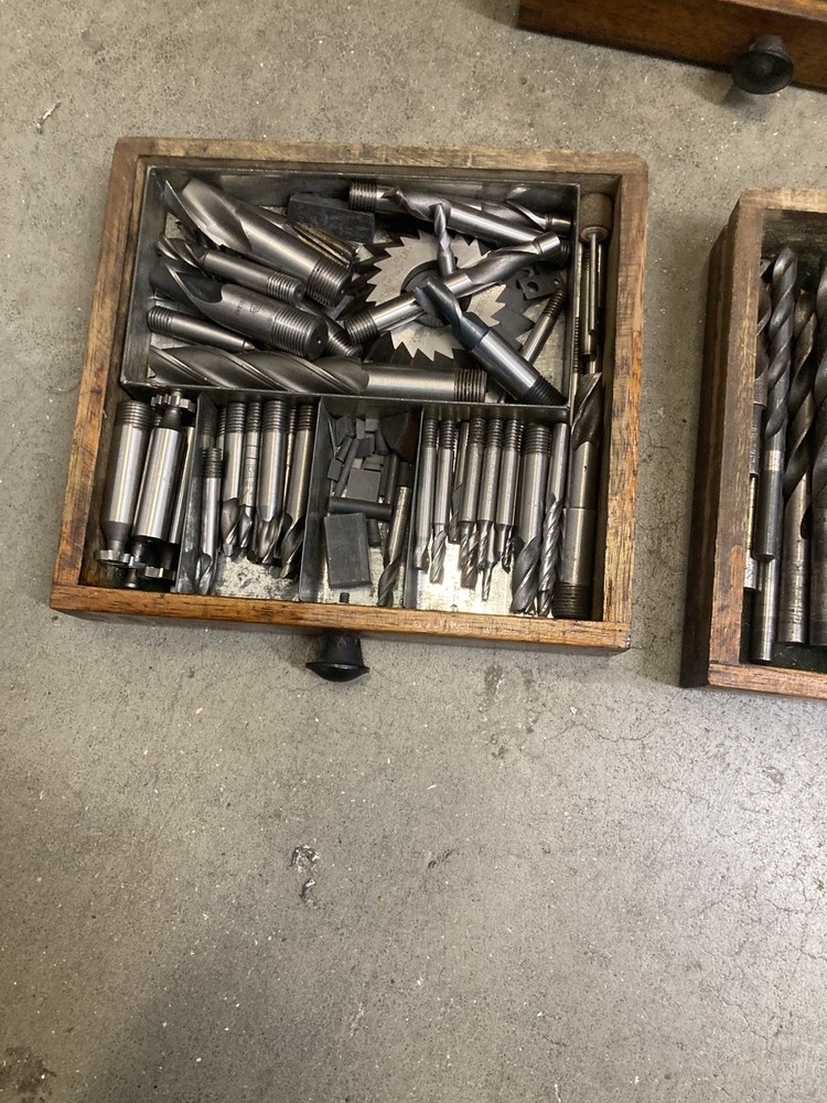 Vintage Moore & Wright Engineers Toolbox With Tools