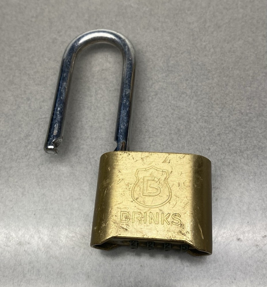 Brinks Combination Lock Used Padlock