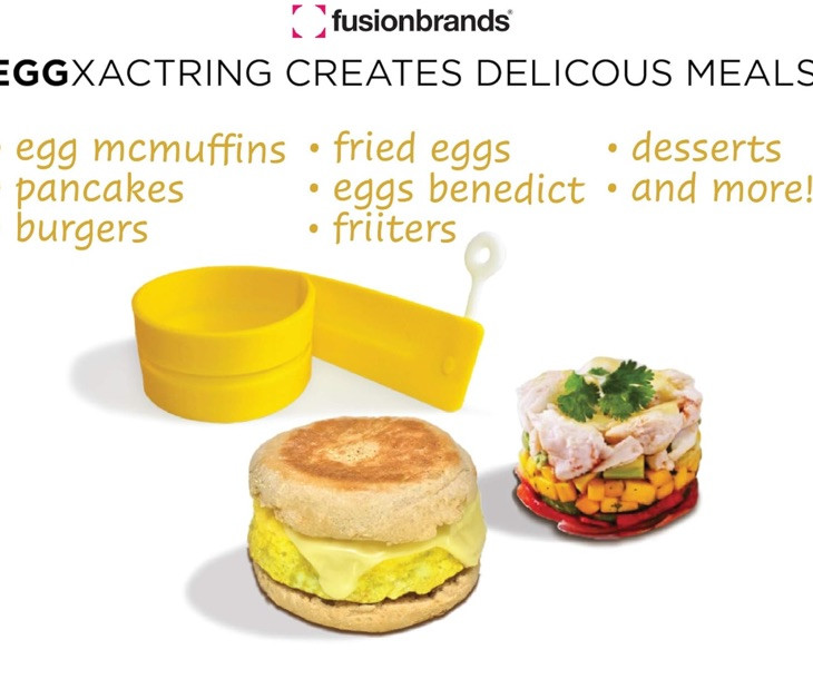 EggXact Ring Adjustable Silicone Egg Ring For Baking, Molding, And Presenting.