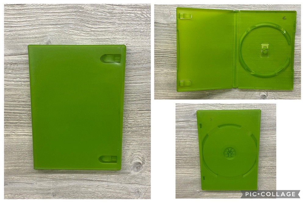 OEM Microsoft XBOX Original Green Empty Replacement Game Disc Case - VERY NICE!