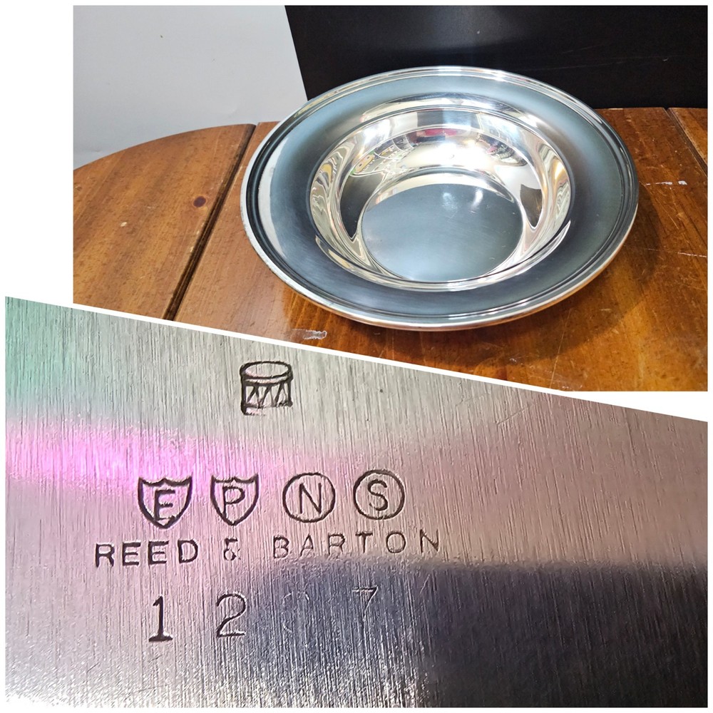 Vintage 1950s Reed & Barton EPNS Silverplate Bowl #1207 9.75" - Good Condition
