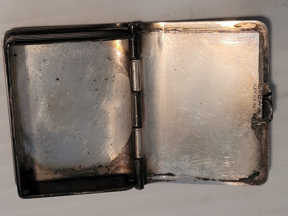 Napier Sterling Match/Pill Box