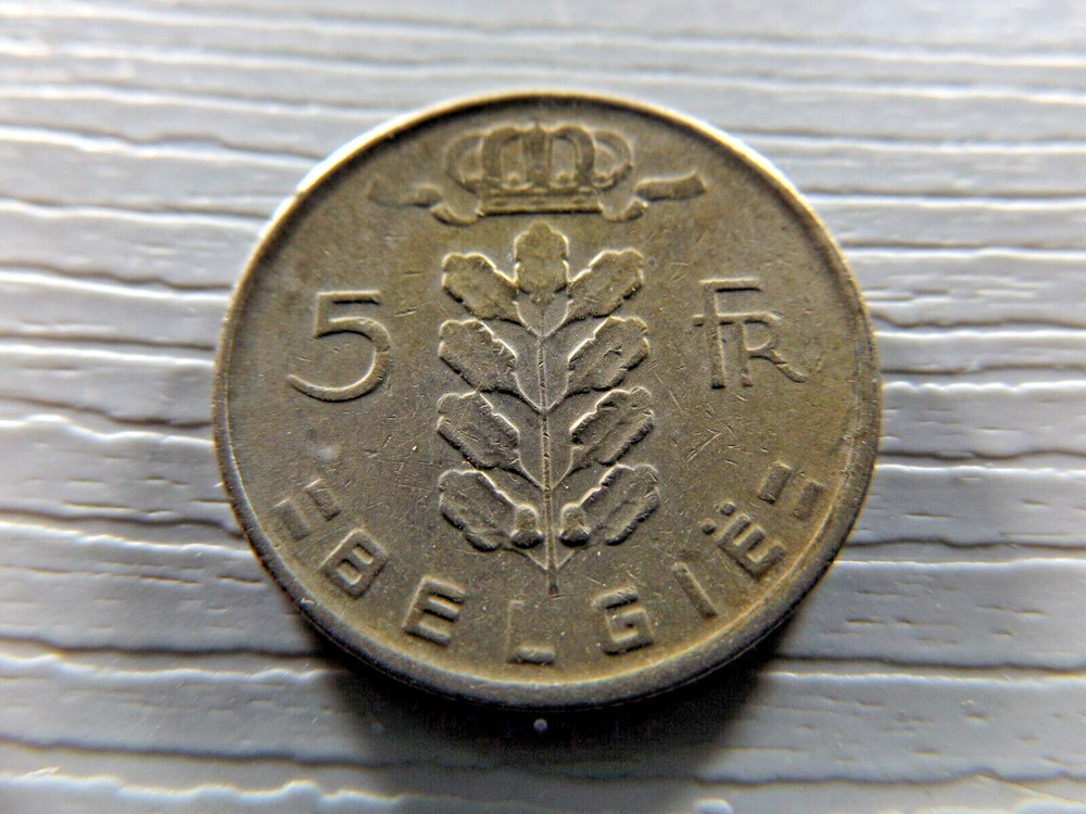 BELGIUM 1966 5 Francs