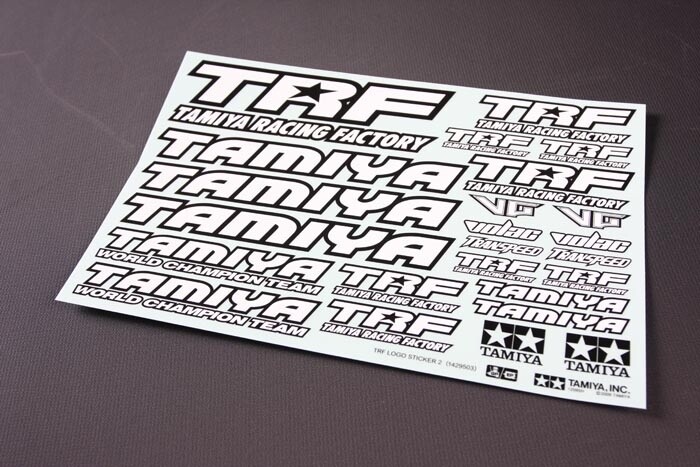 Tamiya 42164 TRF Logo Sticker Sheet C