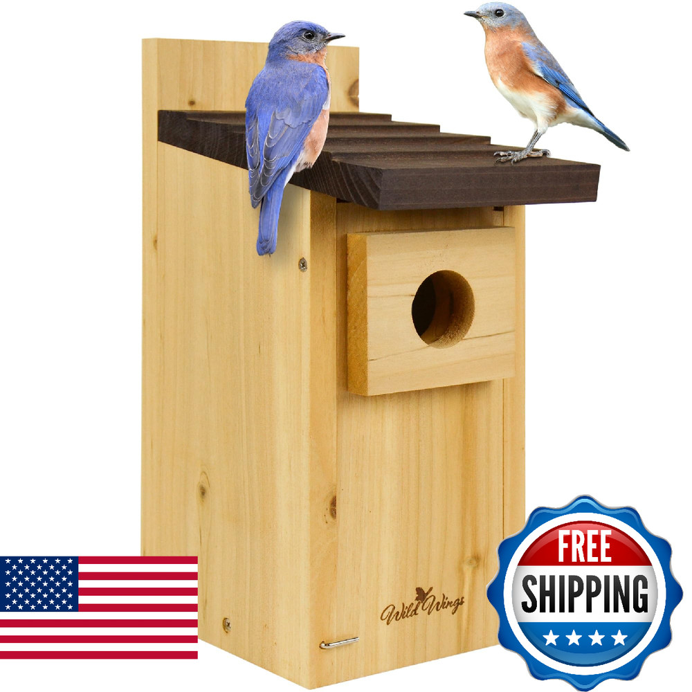 Wild Wings WWCH3 Cedar Blue Bird Box House