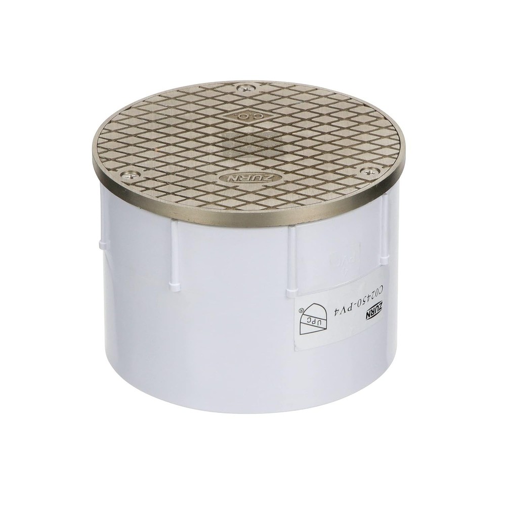 Adjustable PVC Cleanout 4" - Sturdy Brass Construction