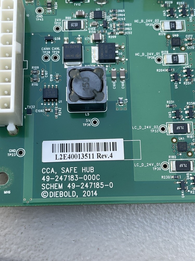 Diebold CCA,SAFE HUB (SH) PN: 49-247183-000C