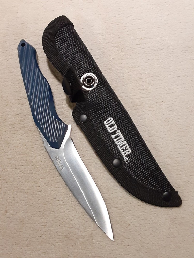 New Old Timer Fixed Blade Small Fish Bird Knife W Sheath SHIPS FREE