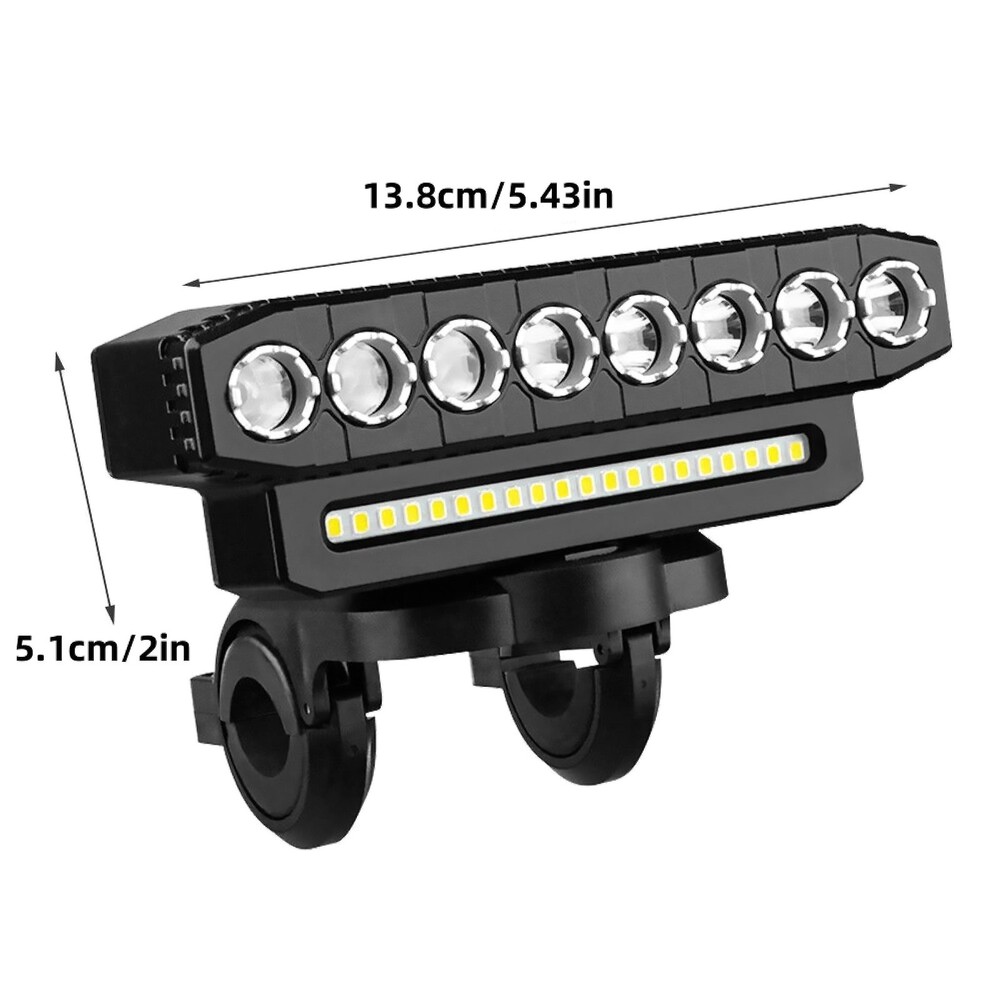 Bicycle Front Headlight Super Bright LED Bike Light Support Power Bank Function