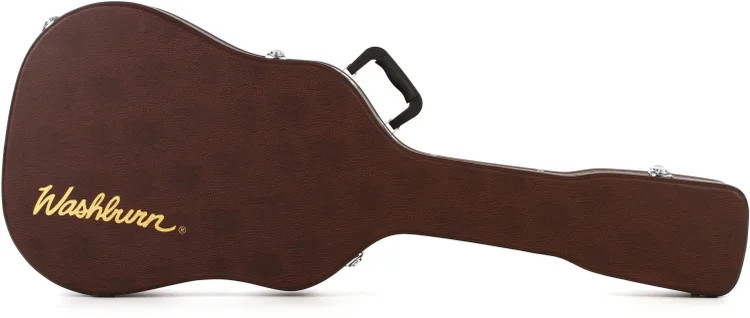 Washburn GCDNDLX Dreadnought Hardshell Case - Brown