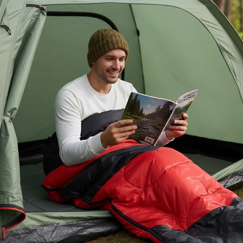 Lightweight Sleeping Bag for Backpacking, Hiking, Waterproof Compact Envelope