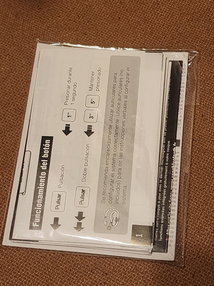 SENA Bluetooth Mic & Intercom Microphone BT10 01 Stereo Headset Music Sharing