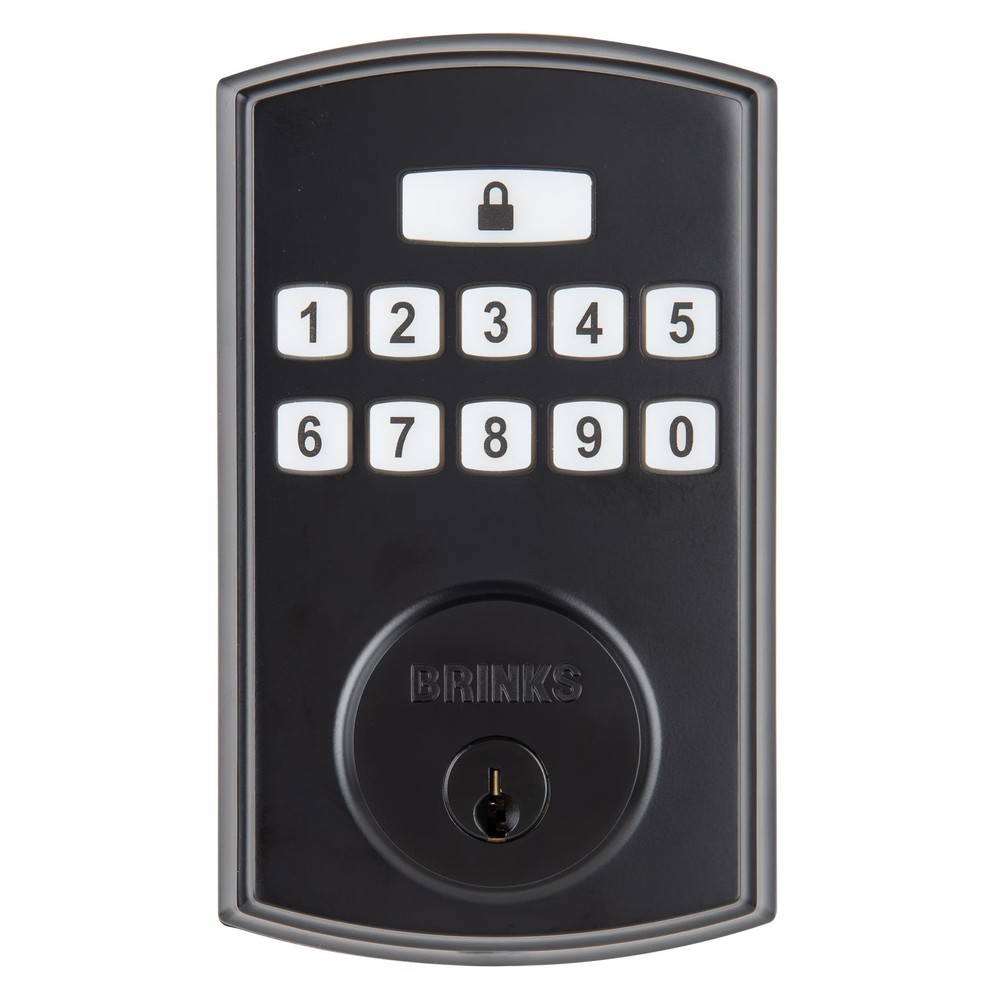 Brinks Electronic Keypad Single Cylinder Deadbolt Lock