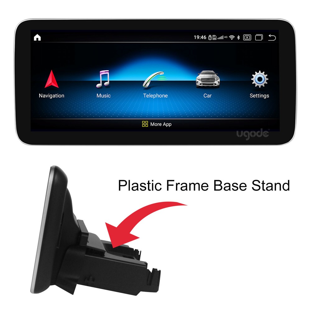 Ugode Plastic Frame Base Stand Bracket for Benz New C W205 Screen