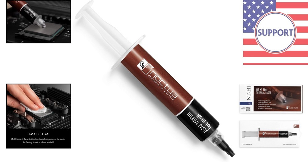 High-Performance NT-H1 10g Thermal Paste - Long-lasting Stability & Efficiency