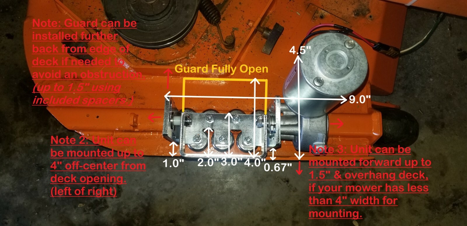 The Green Guard 'SLIM [HD]' - Motorized Chute Blocker with Aluminum Guard