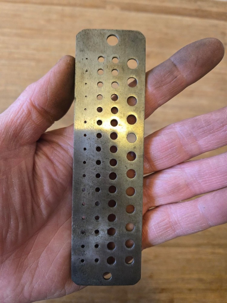 Vintage PEC Tool Drill & Wire Gauge