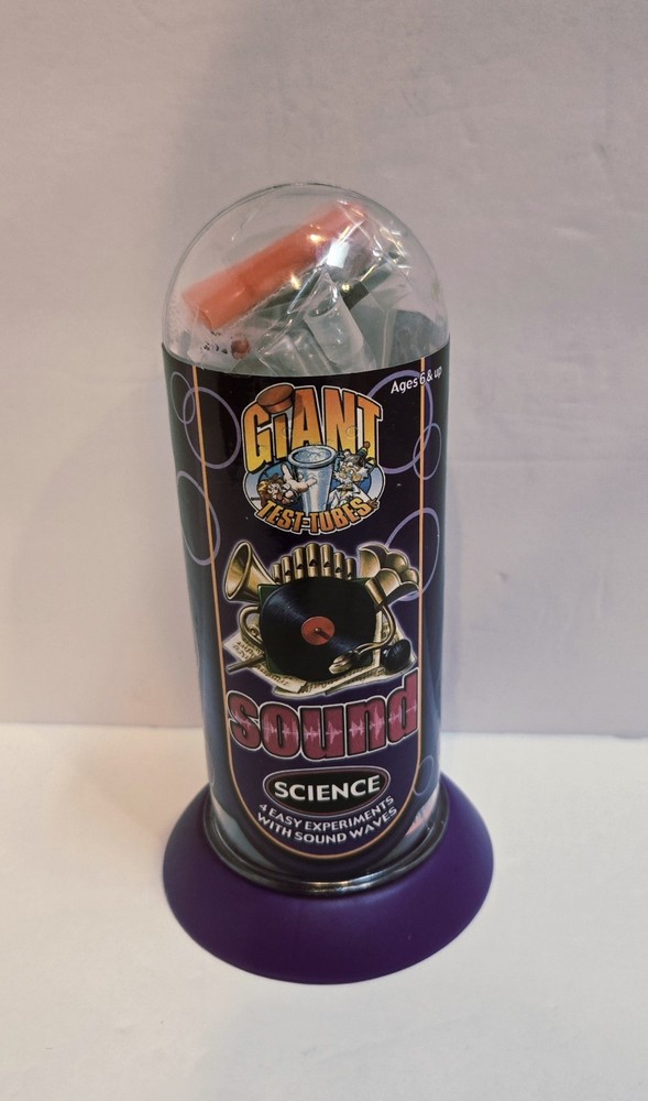 Giant Test Tubes SOUND Science Experiment - NEW OPENED CONDITION
