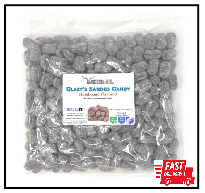 Claeys Sanded Candy Drops, Horehound, 2 Pound