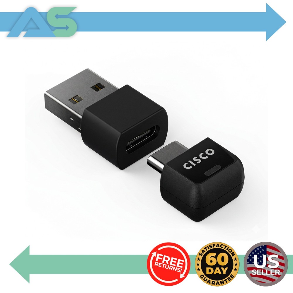 Cisco USB-C Wireless Bluetooth Adapter with USB-A Converter | HS-WL-ADPT-USBC