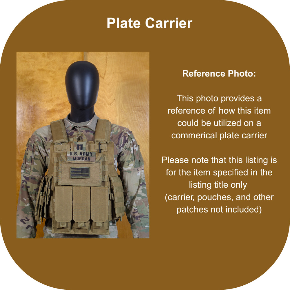 Reverse American Flag Patch - Subdued Olive Drab OD Green - Hook Tactical Patch