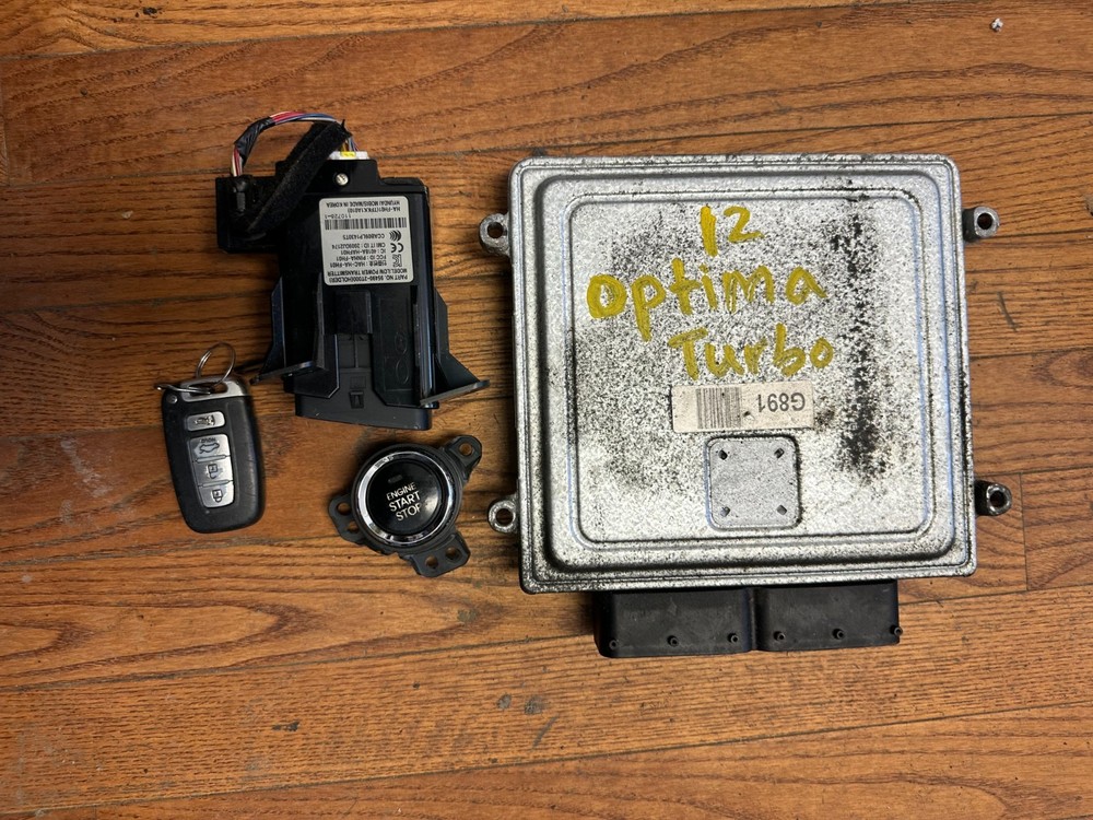 2012 KIA OPTIMA 2.4L OEM Engine Computer Smart Key Module Push Start Switch &Fob