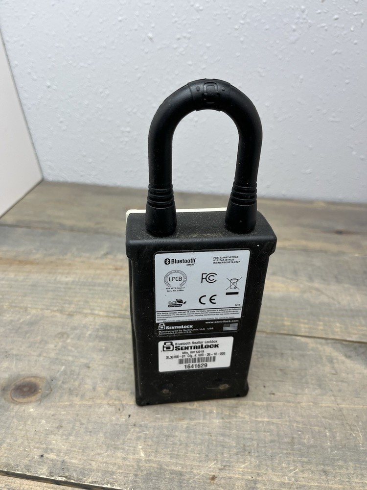 Sentrilock SL 30708-01 Bluetooth Realtor Lockbox Smart Lock Working No code