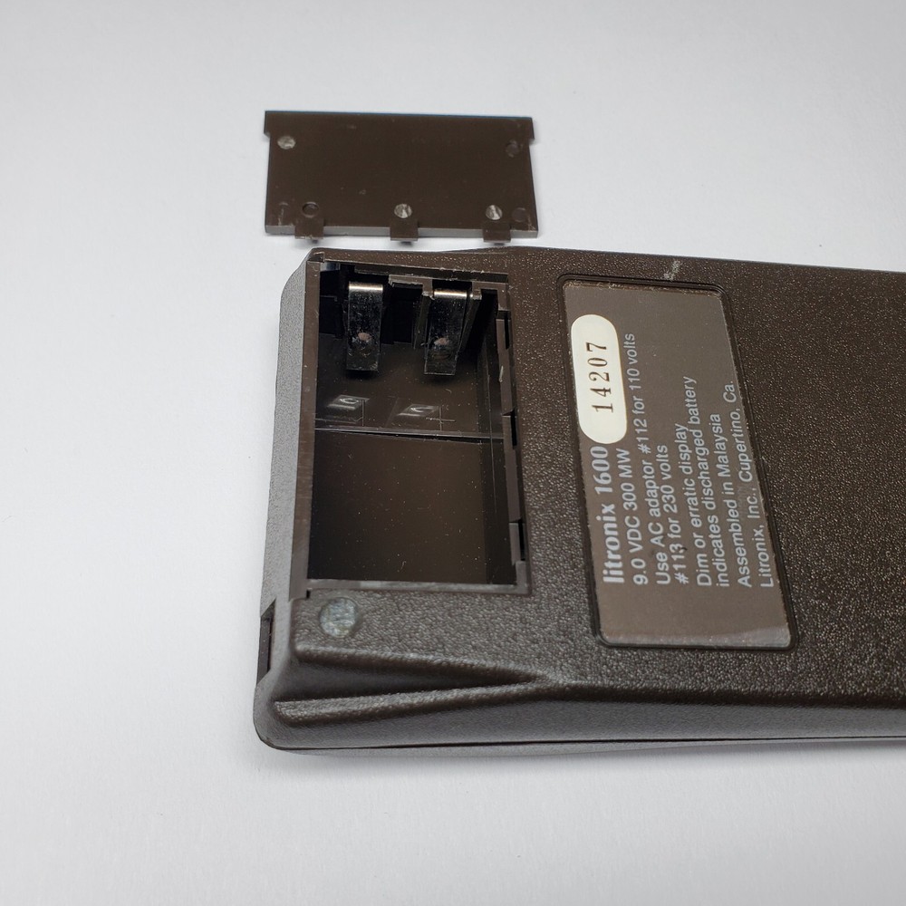 Vintage Litronix Solid State 1600 Percent Calculator Tested