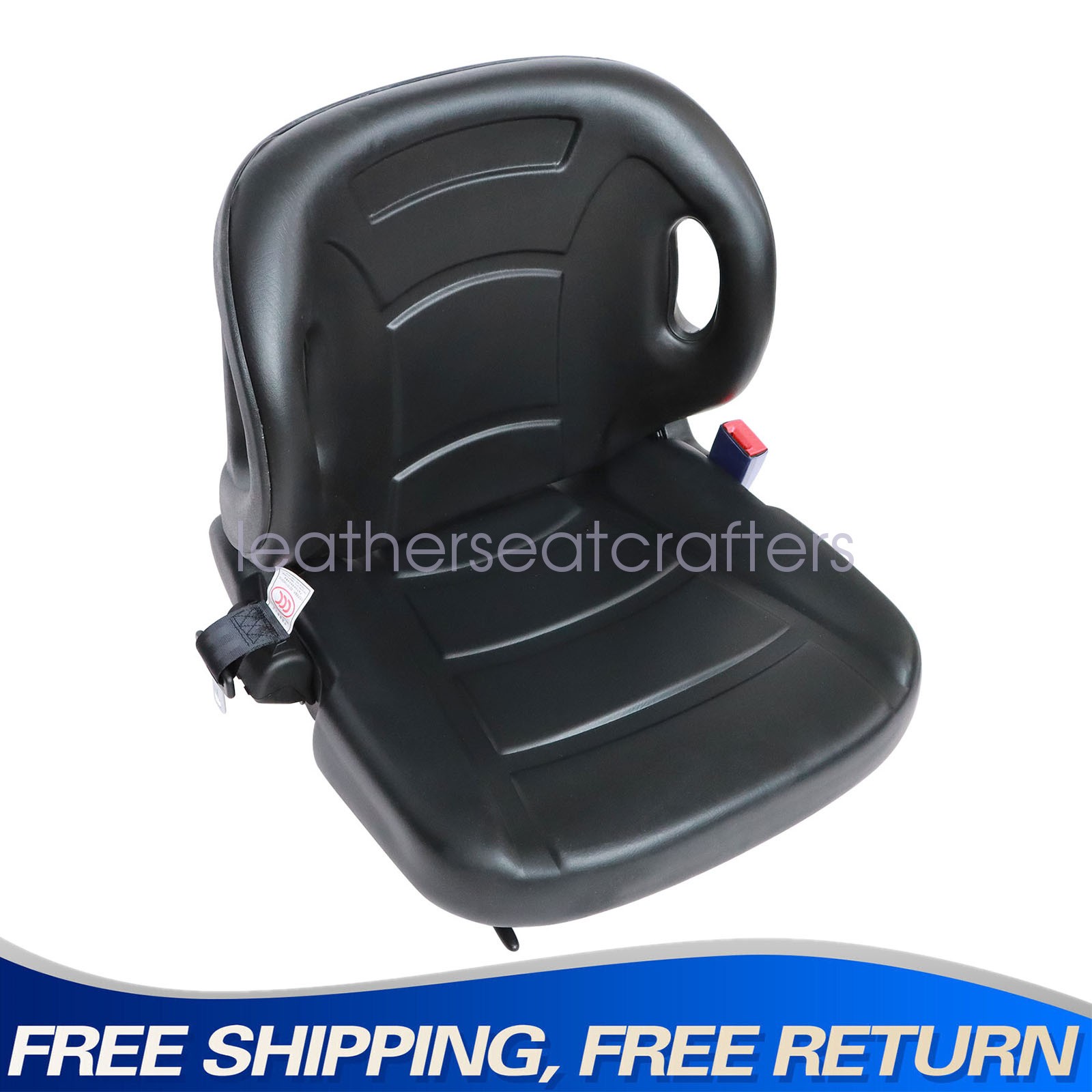 New Fit For Toyota 5-Series Forklift Seat With Seatbelt & Switch Adjustable Back