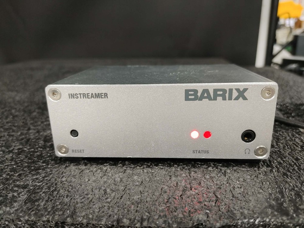 Barix 2012.8076 Instreamer Network IP Audio Encorder
