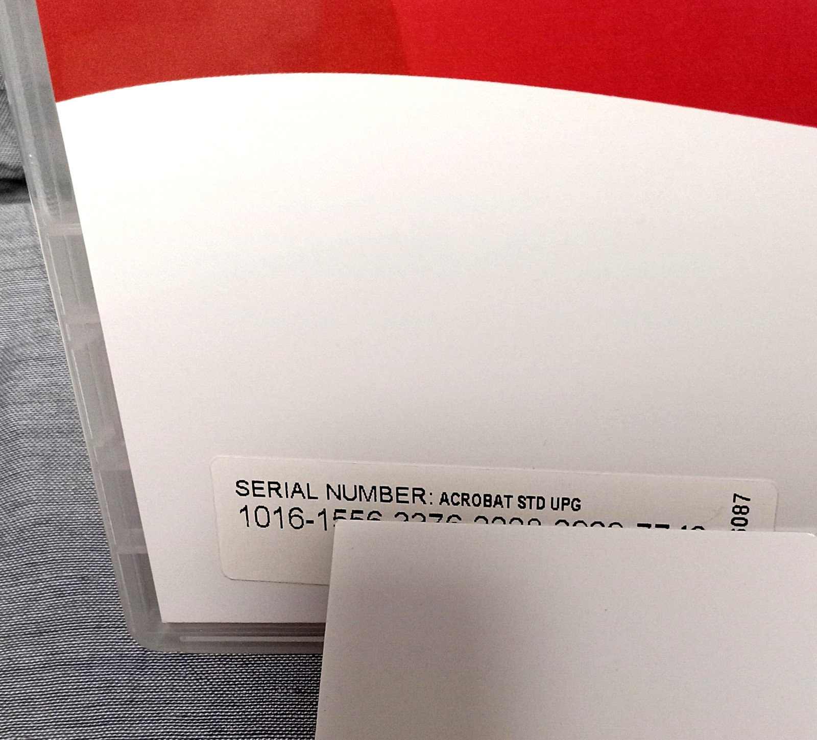 Adobe Acrobat 9 Standard for Windows in Original Box Upgrade Version w/ Ser No