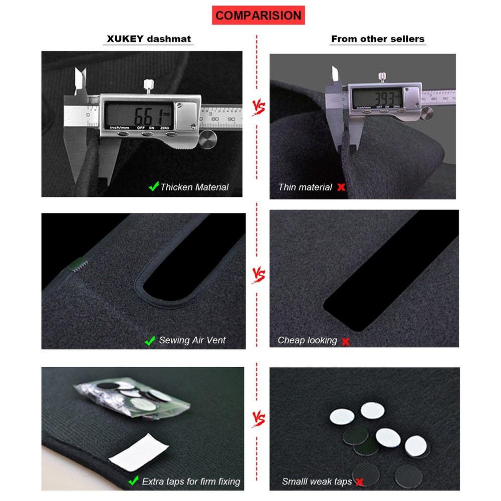 For MAZDA 6 For Mazda6 2009 2010 2011 2012 Dashboard Mat Dash mat Car Dash Cover