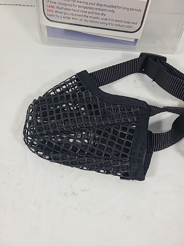 Mayerzon Dog Muzzle, Soft Mesh Muzzle Extra Small