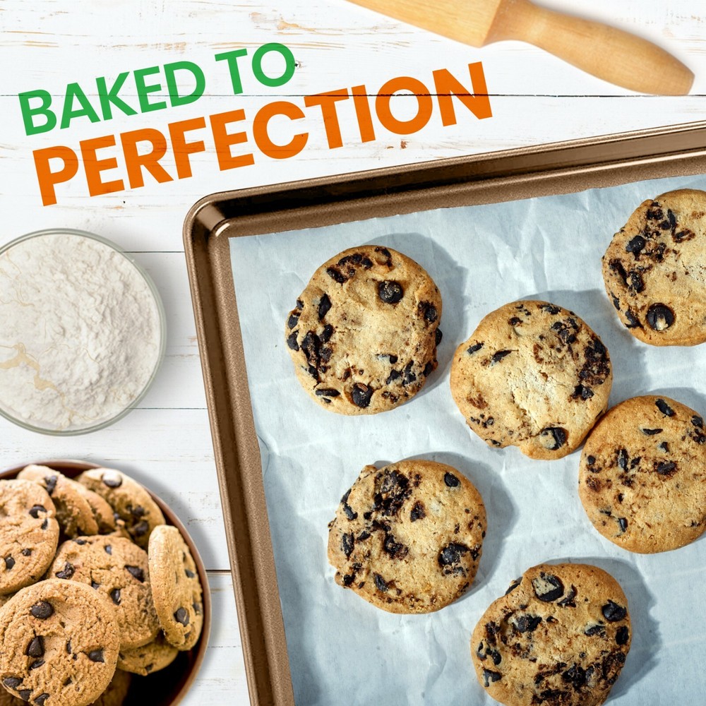 NutriChef Professional Home Kitchen Bake Pans Non-Stick Coated Layer Surface 2pc