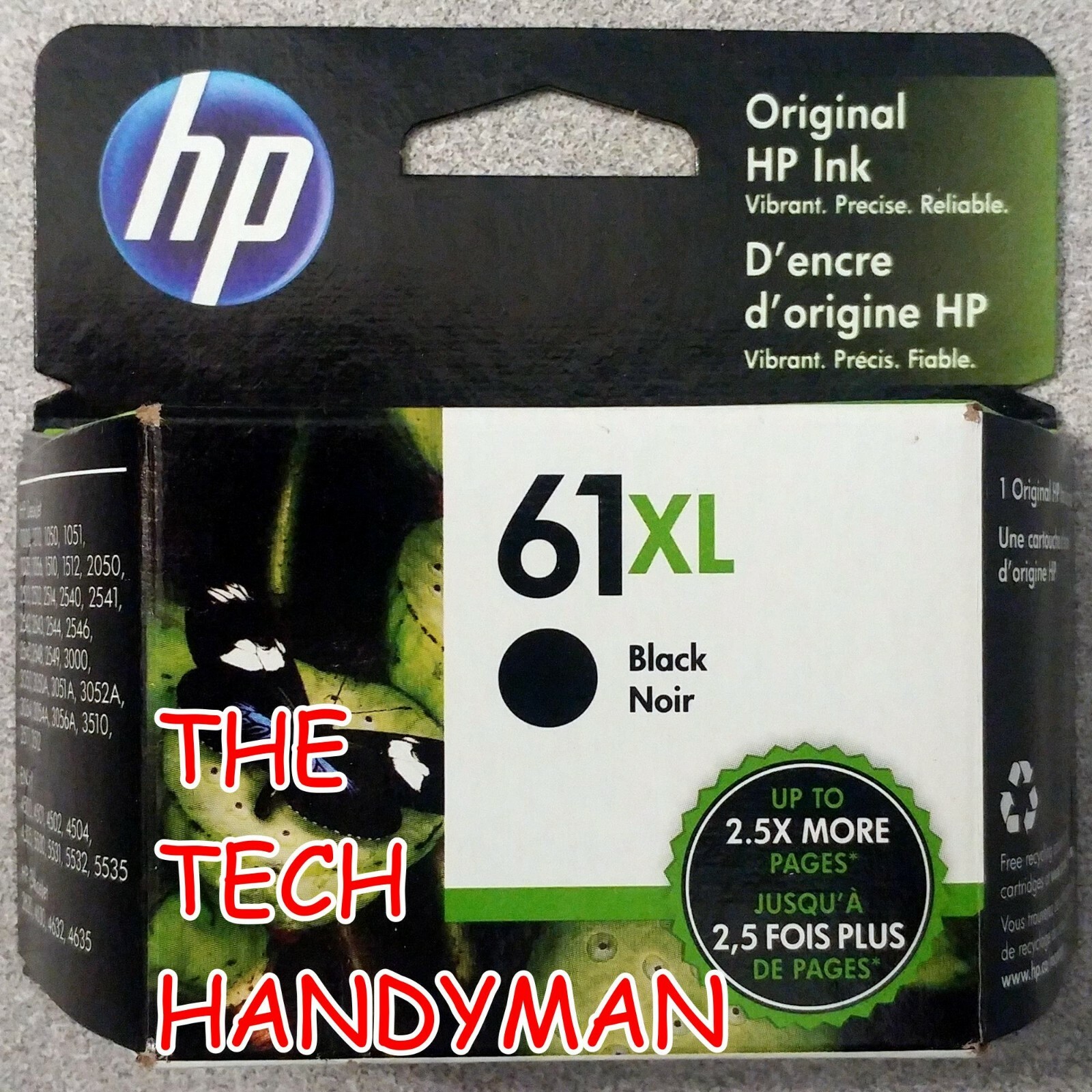 HP GENUINE 61XL BLACK INK (RETAIL BOX) OFFICEJET 2620 4630 4631 4632 4635