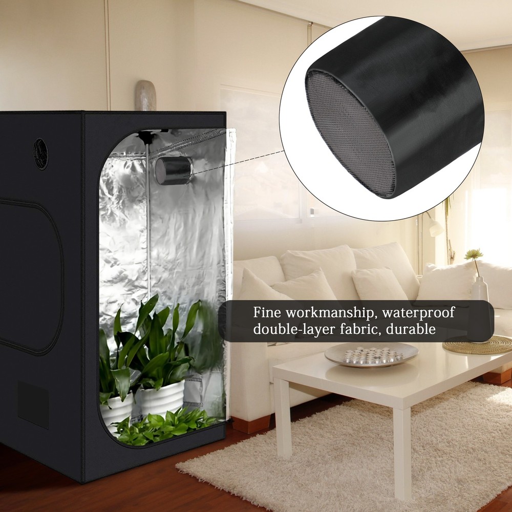 2-Pack Small Grow Tent Filter Covers 4x5.3inch