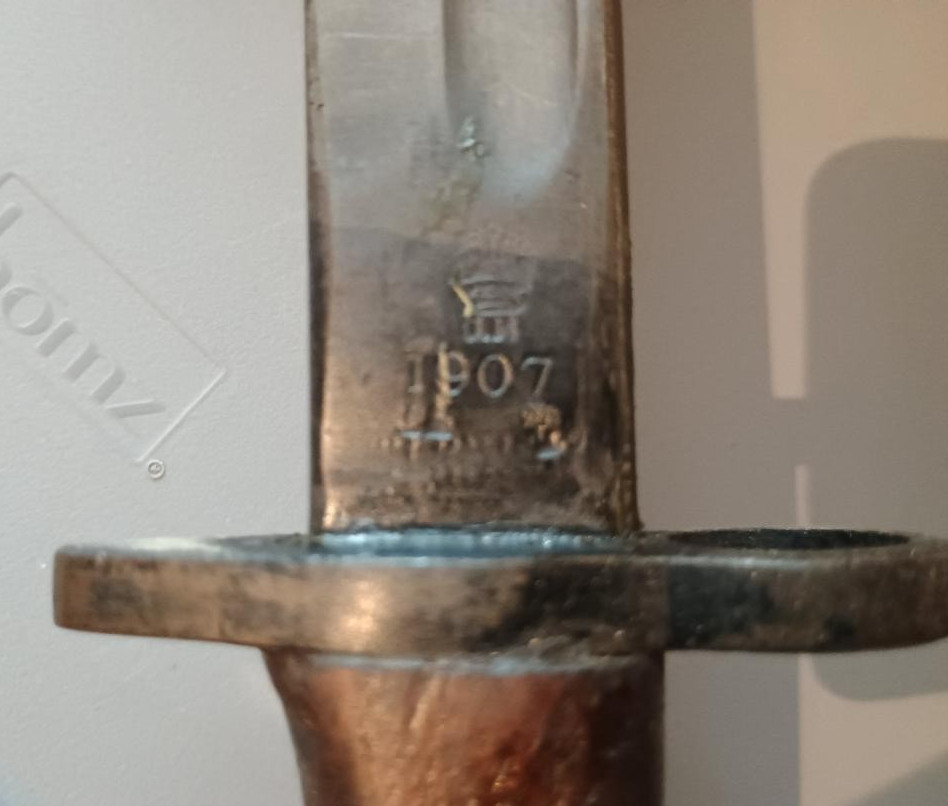 VINTAGE BRITISH MODEL 1907 BAYONET WW1 WILKINSON