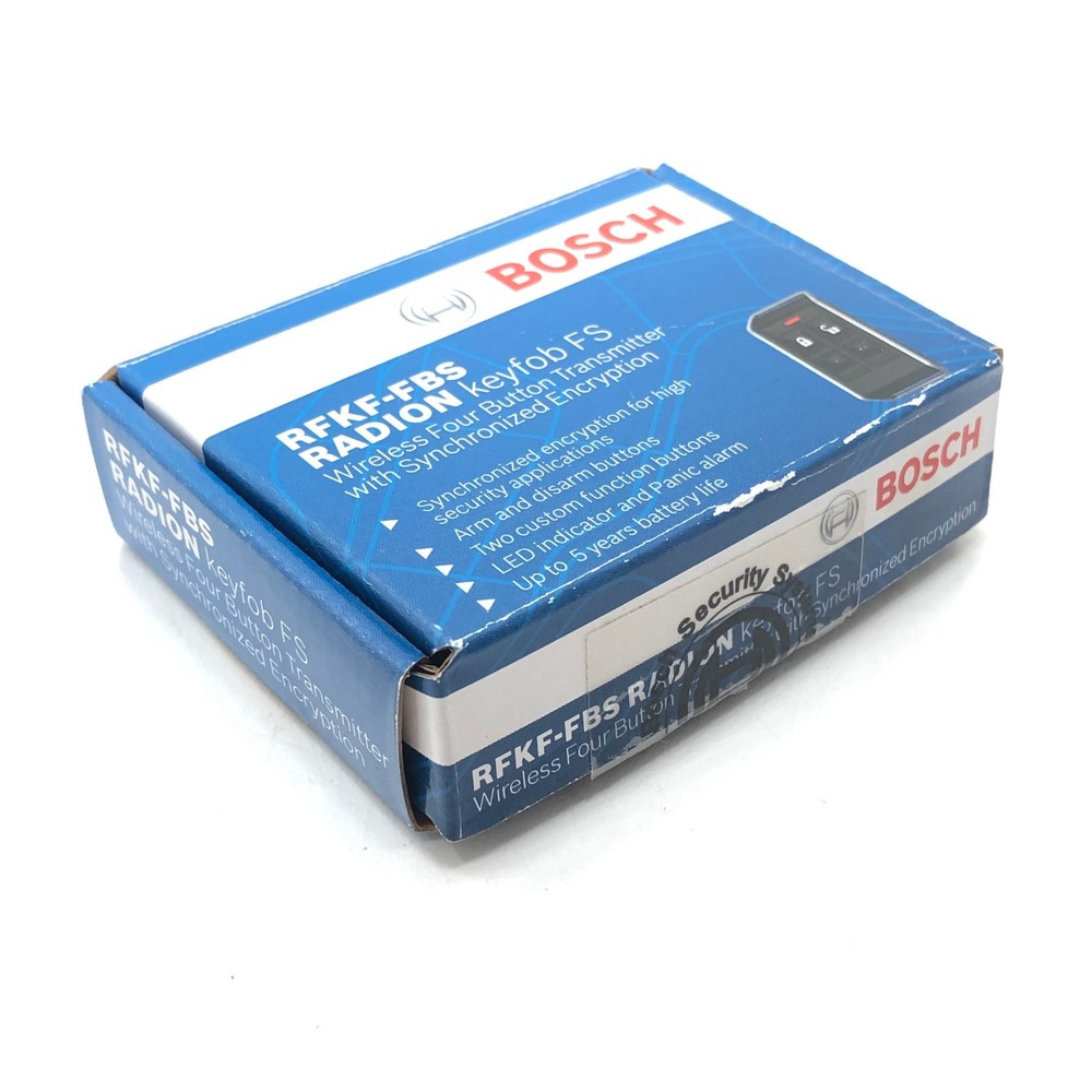 NEW Bosch RFKF-FBS-A Encrypted Wireless 4-Button Programable Keyfob Transmitter