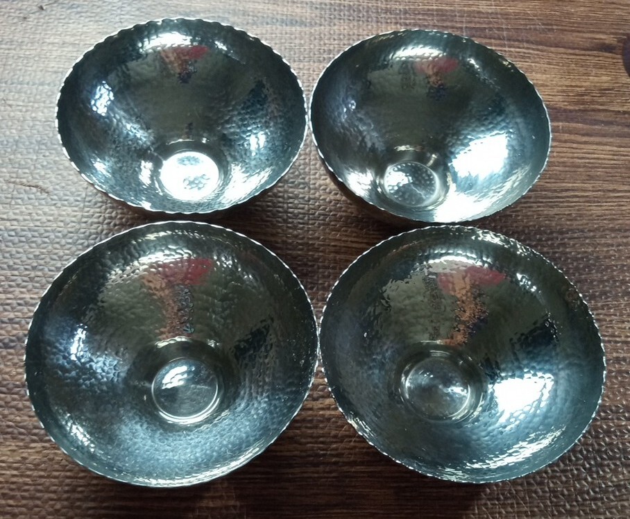 Vintage Silverplate Bowls 5 1/4" Set of 4