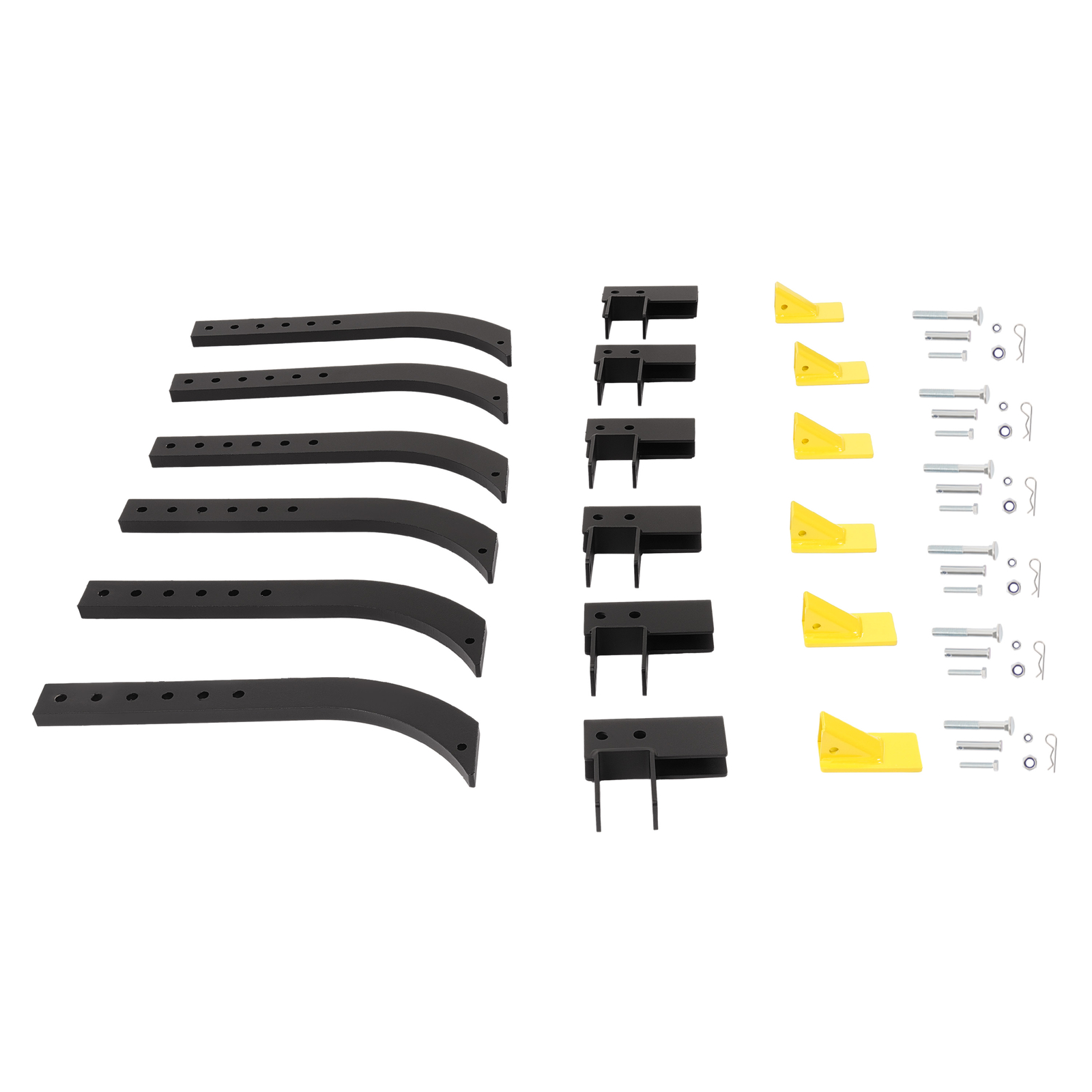 Detachable Cultivator Manual Implement Lift 6PCS Scarifier Shanks For ATV/UTV