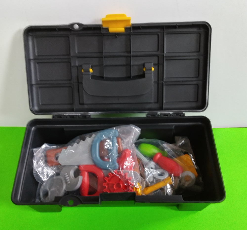 Kids Small Plastic Toolbox & Plastic Accessories