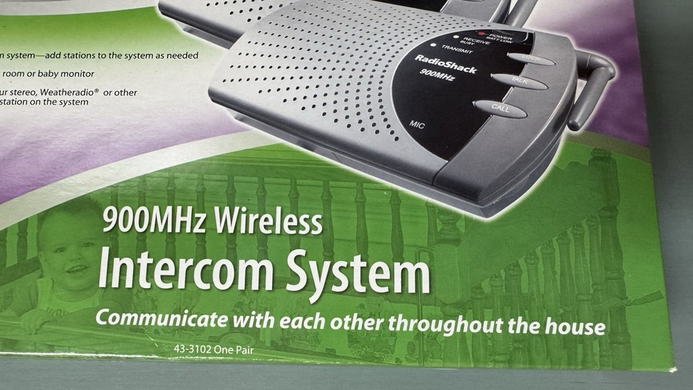 Radioshack 900MHz Wireless Audio Intercom System READ