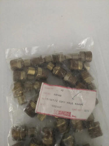 Holyoke T1-4B 1/2" Brass Compression Fitting NPT