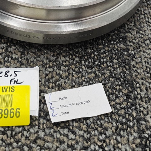 (QTY 2) DuraGo BD920174 Rear Brake Drum For 2013-2023 Nissan Sentra