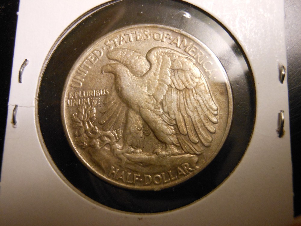 EXTREMELY RARE 1944-P *Missing Des. Initials* Walking Liberty Half Dollar Silver
