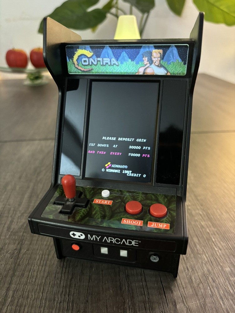 My Arcade Contra Micro Player, Fully Playable, Allows CO/VS Link for CO-OP