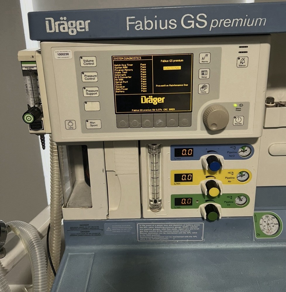 Drager Fabius GS Premium Machine