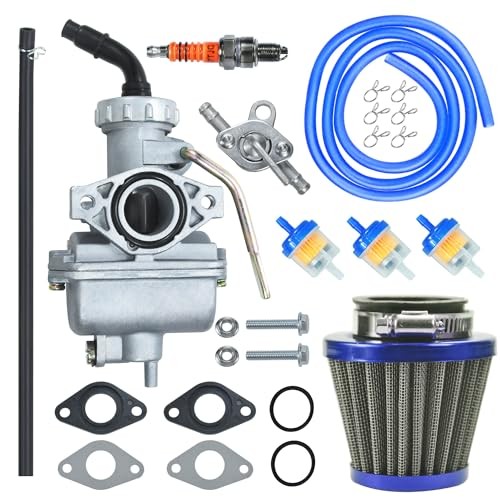 PZ20 Carburetor Carb Air filter Fuel Line Kit for 50cc-125cc Taotao ATA BLUE