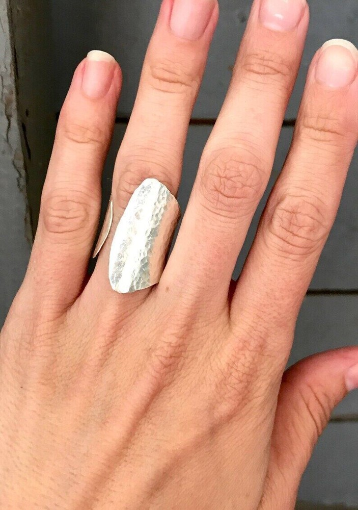 Wrap Ring Adjustable 925 Sterling Silver Band &Statement Ring Handmade All size